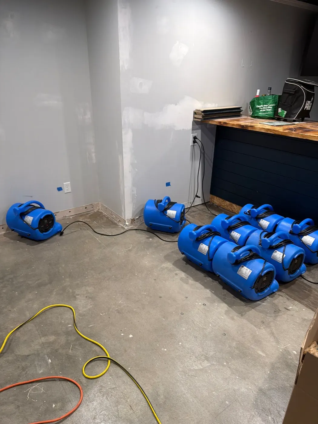 Water damage restoration by Kirklin Water Restoration near Ulen, IN
